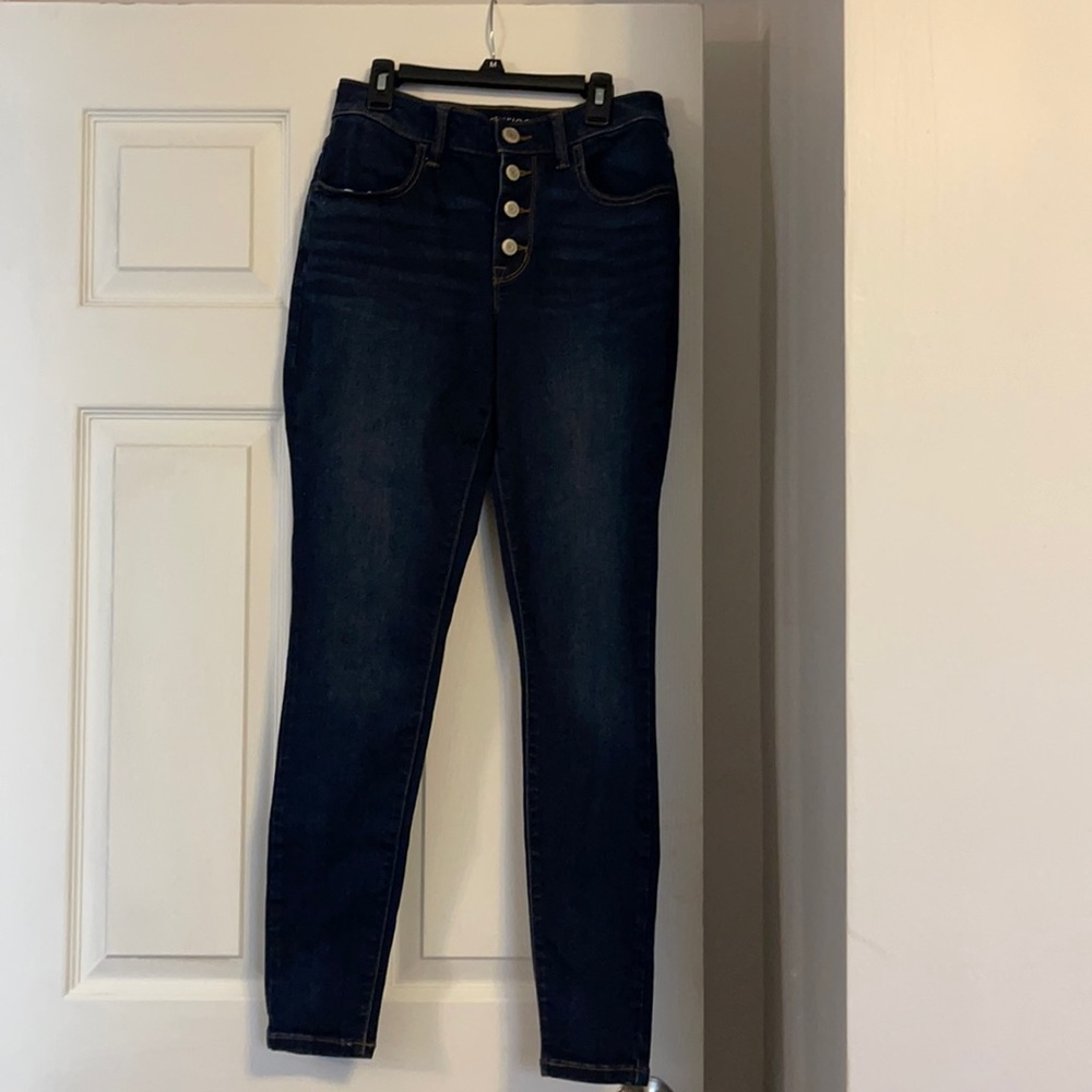 Maurices stretch skinny jeans.